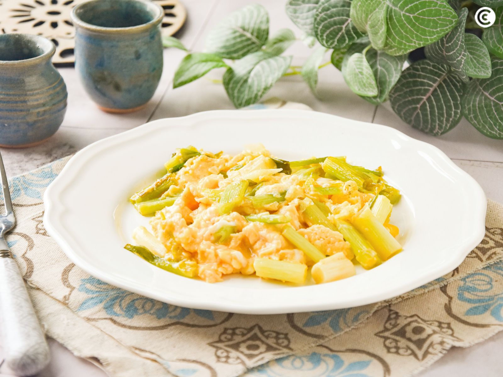 Receta de revuelto de ajetes