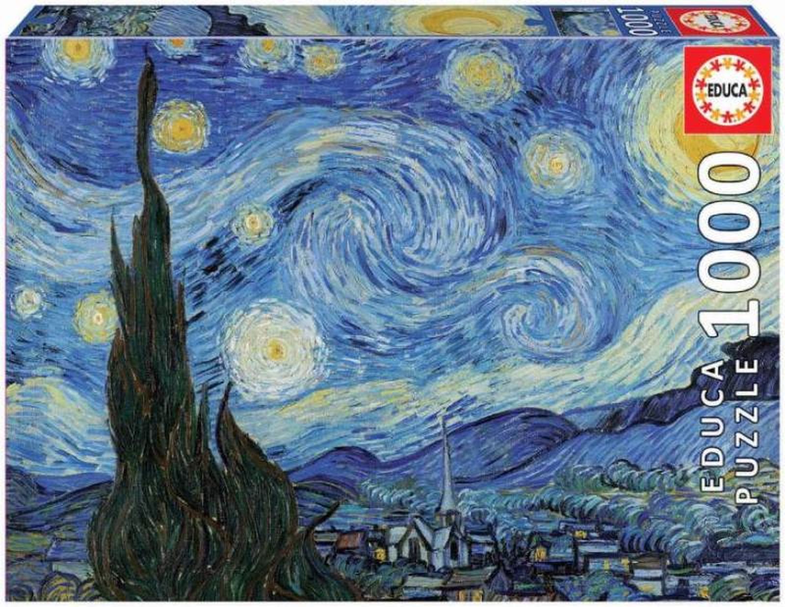 Puzzle de La noche estrellada de Van Gogh. Puzzle de La noche estrellada de Van Gogh.
