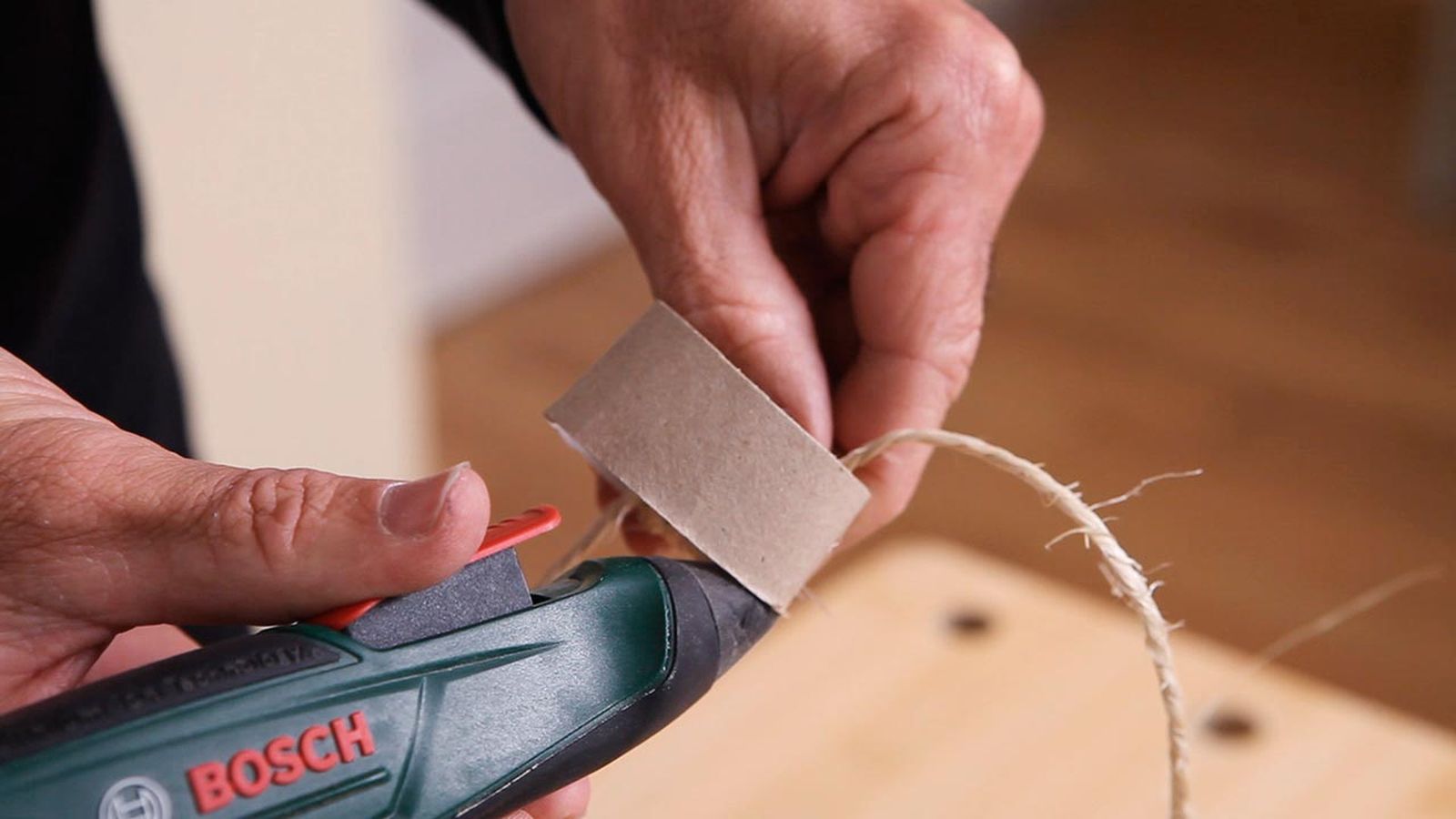 Hacer servilleteros de cuerda paso 5 Hacer servilleteros de cuerda paso 5