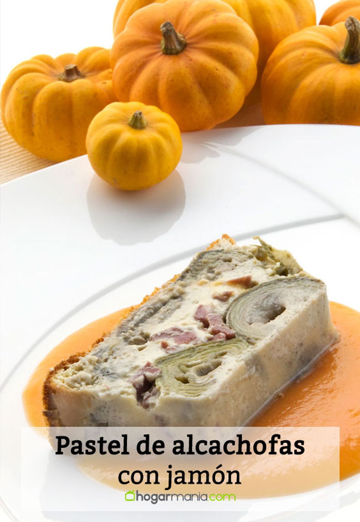 pastel alcachofas jamon pin