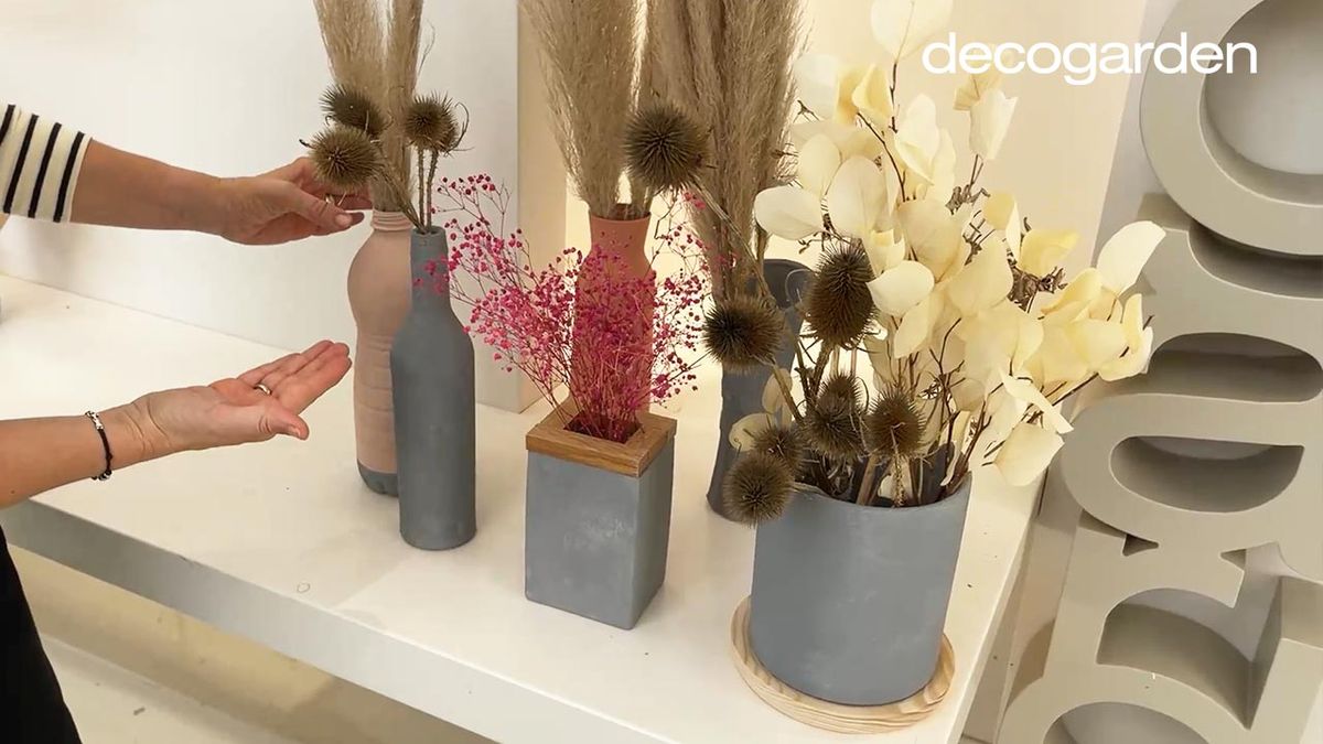 pintar jarrones con bicarbonato 3