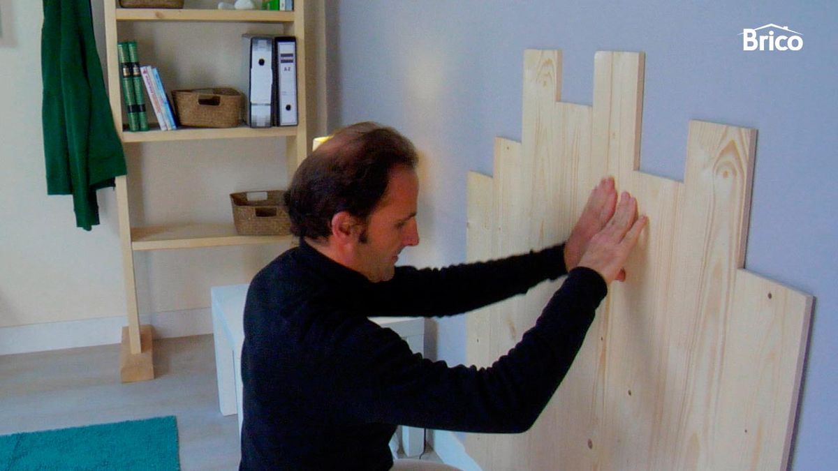 Hacer un cabecero alistonado paso 7