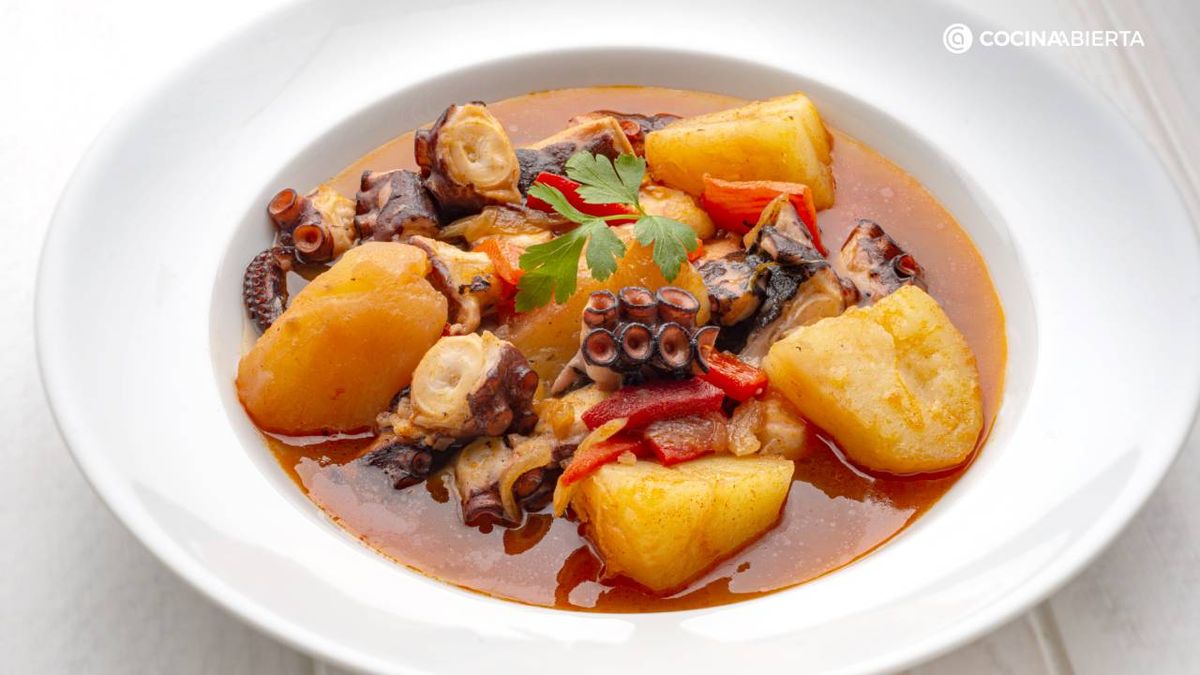 pulpo a la murgadesa receta