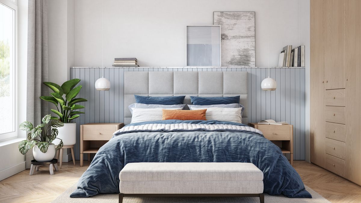 Elige una paleta que sea serena y, sobre todo, monocromática o armónica