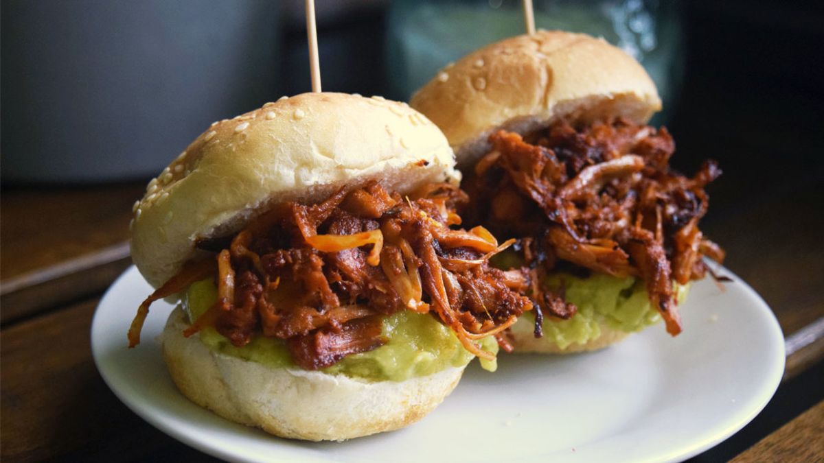 Pulled pork vegano con jackfruit o yaca