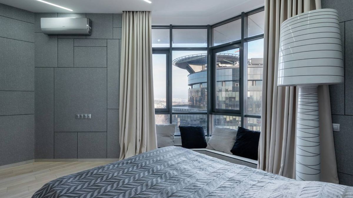 Decoración con color gris roto