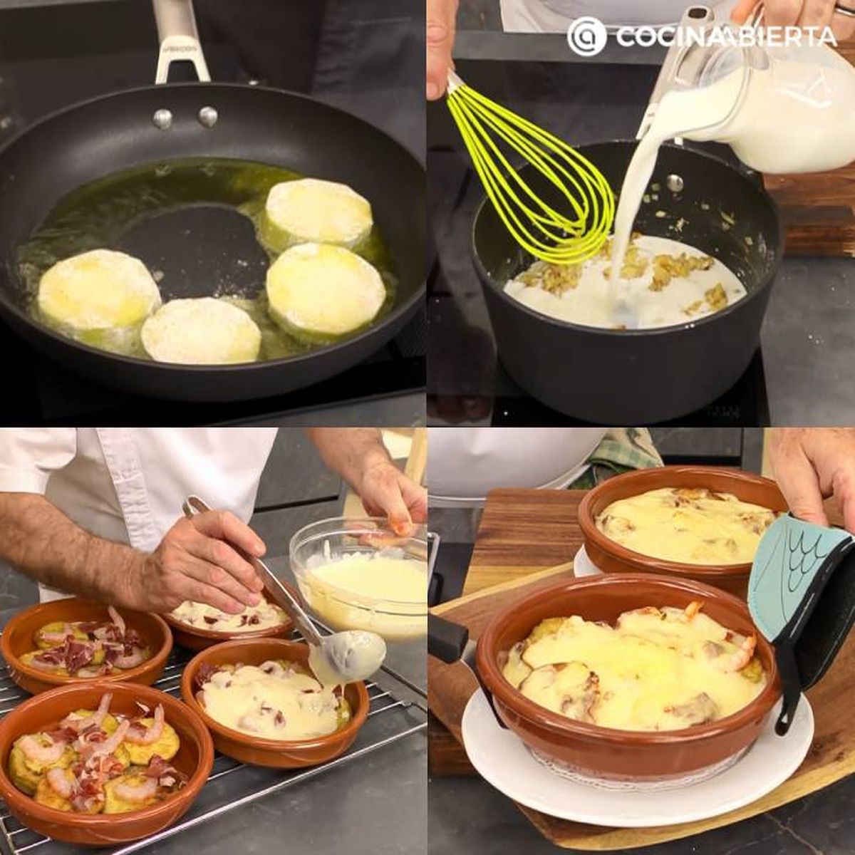 Cómo hacer berenjenas a la crema paso a paso