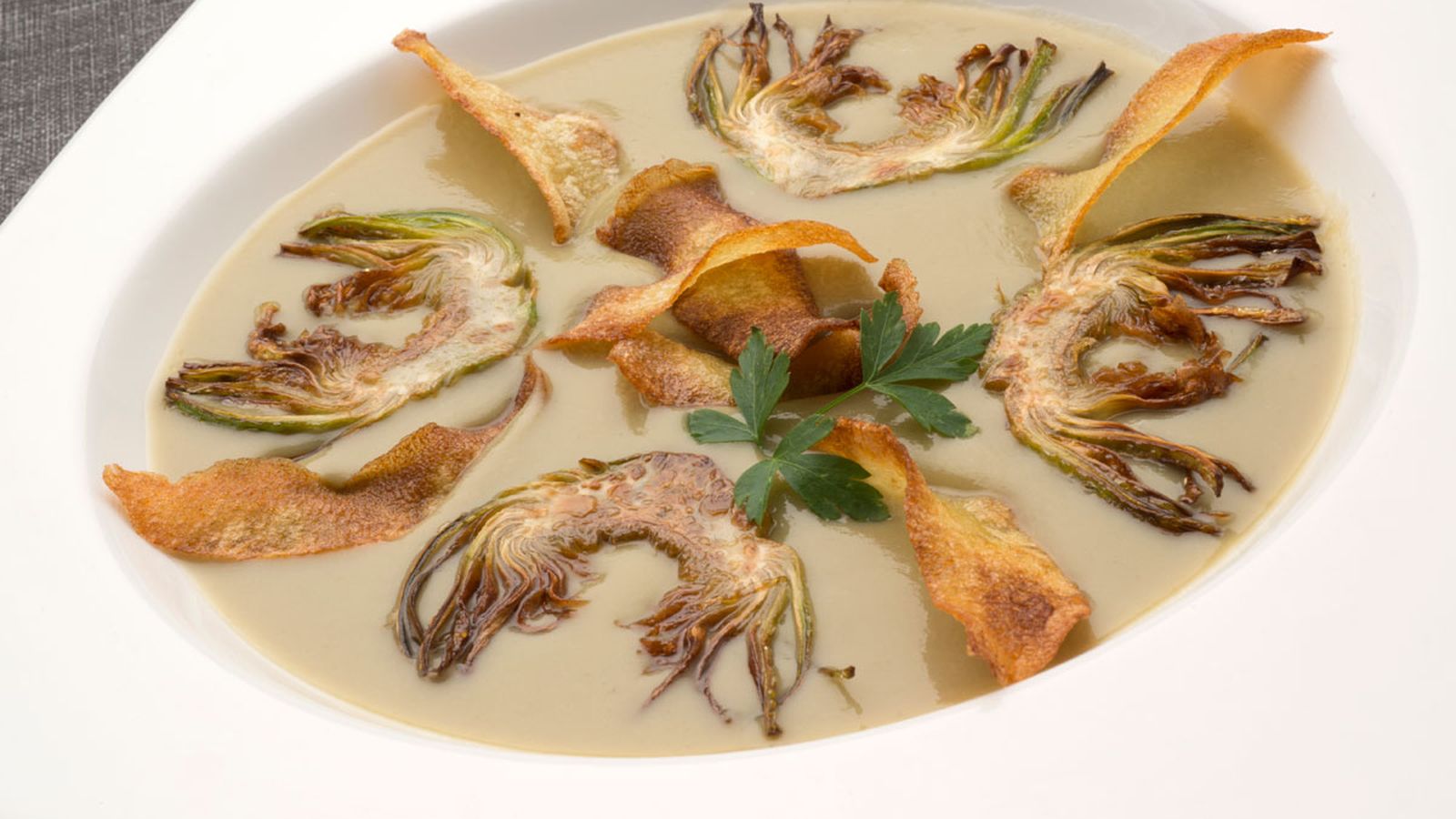 Crema de alcachofas 