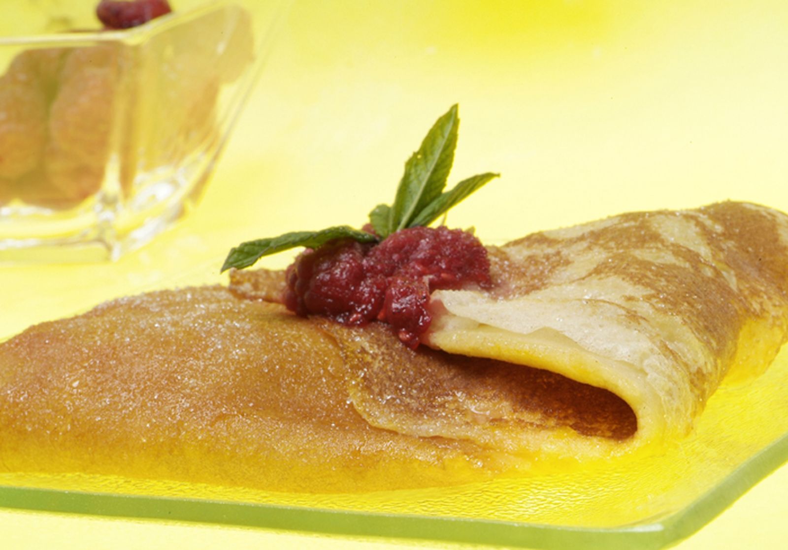 Crepes de mango y manzana de Eva Arguiñano Crepes de mango y manzana de Eva Arguiñano
