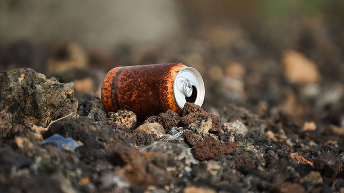 objetos degradarse lata