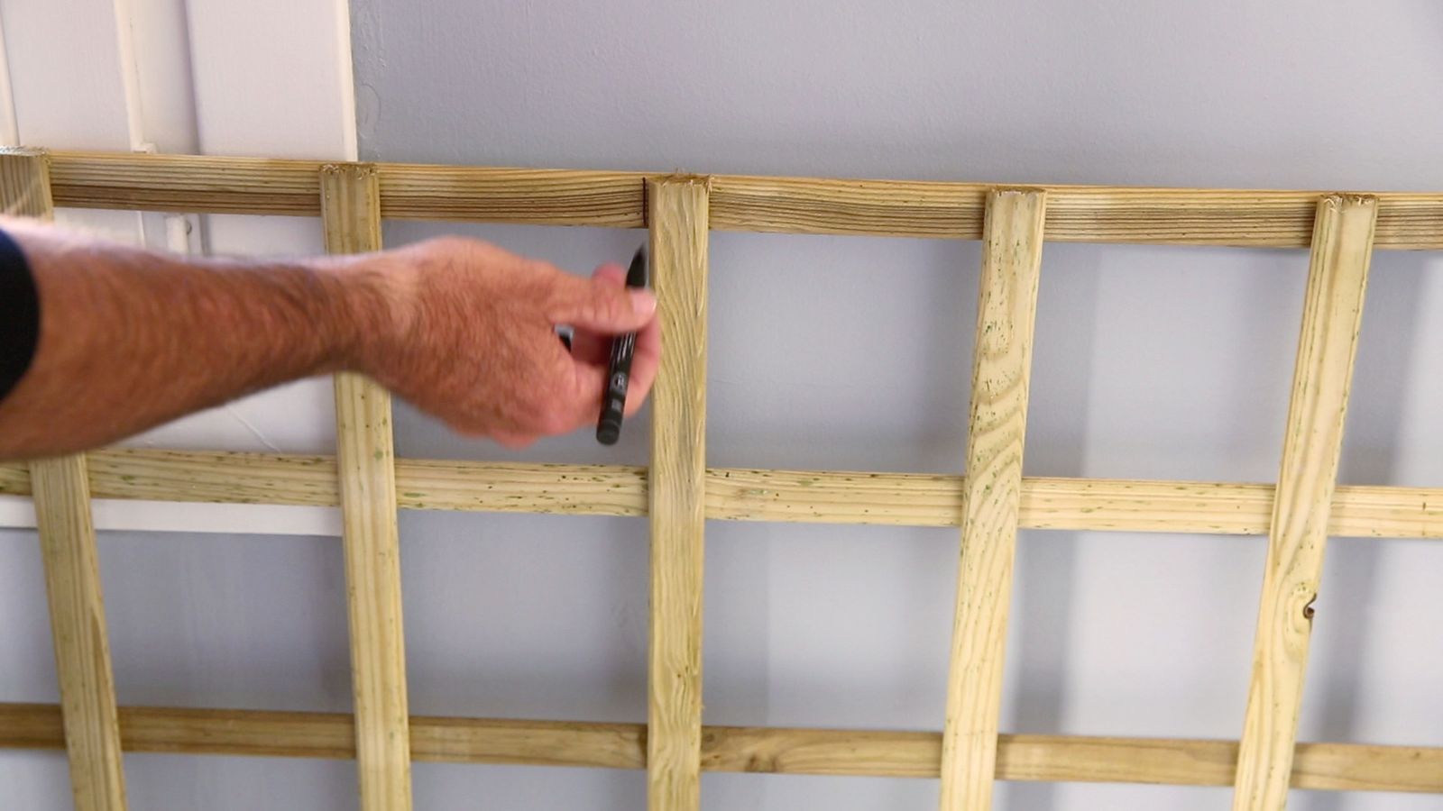 Hacer cabecero con una celosía paso 1 Hacer cabecero con una celosía paso 1