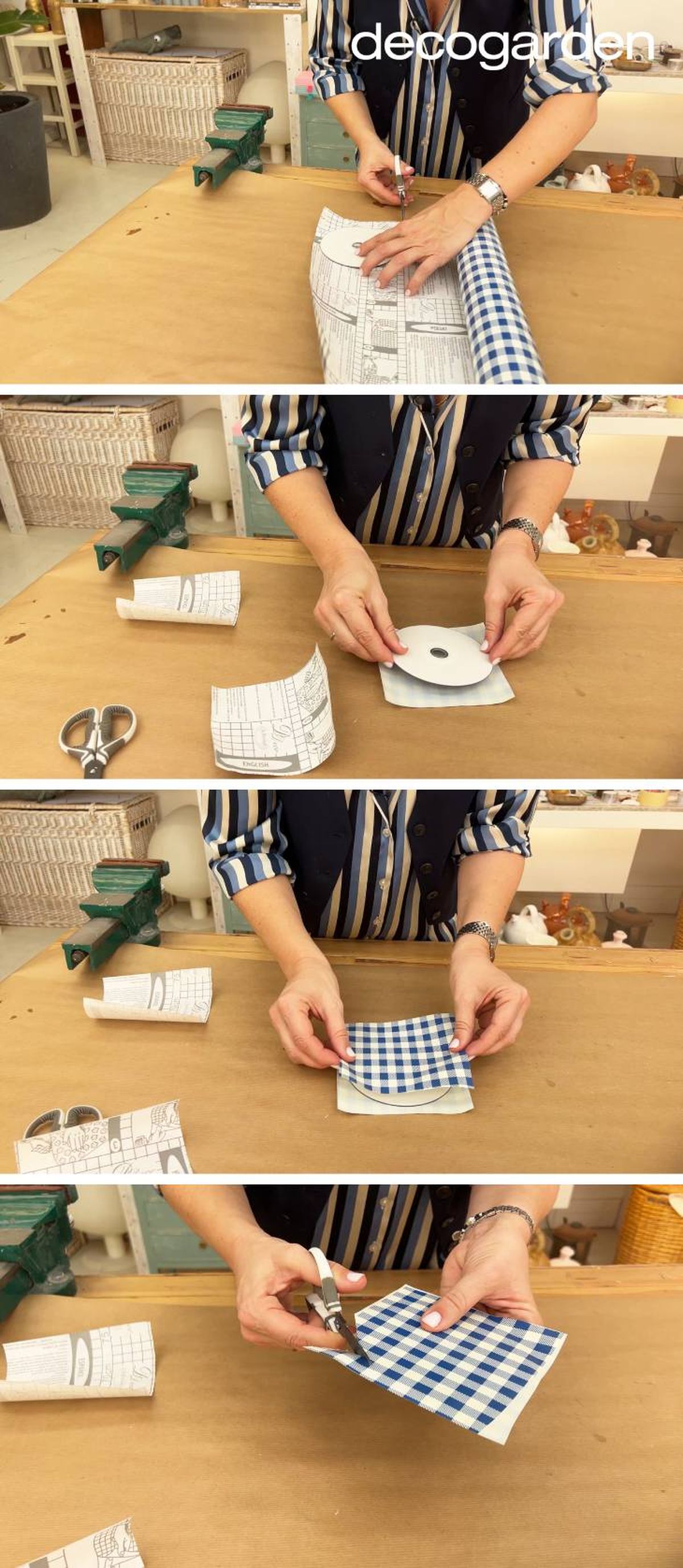 Cómo hacer posavasos con CDs paso a paso.