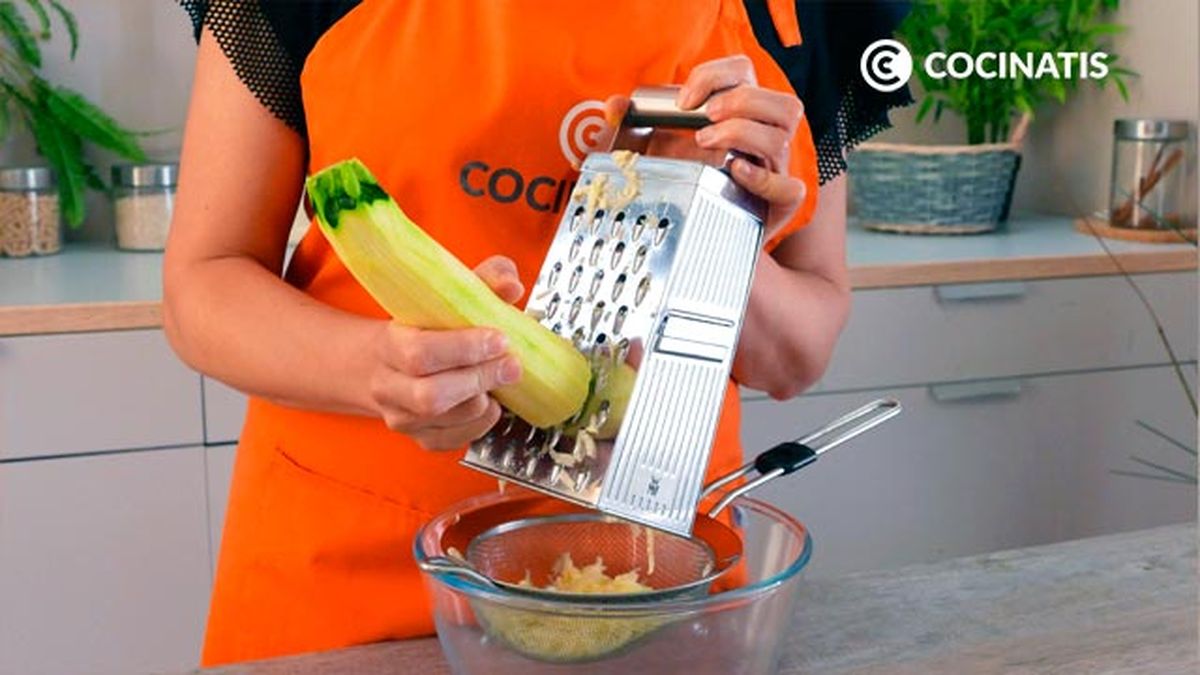 Receta de nuggets de calabacÃ­n y queso  paso 1