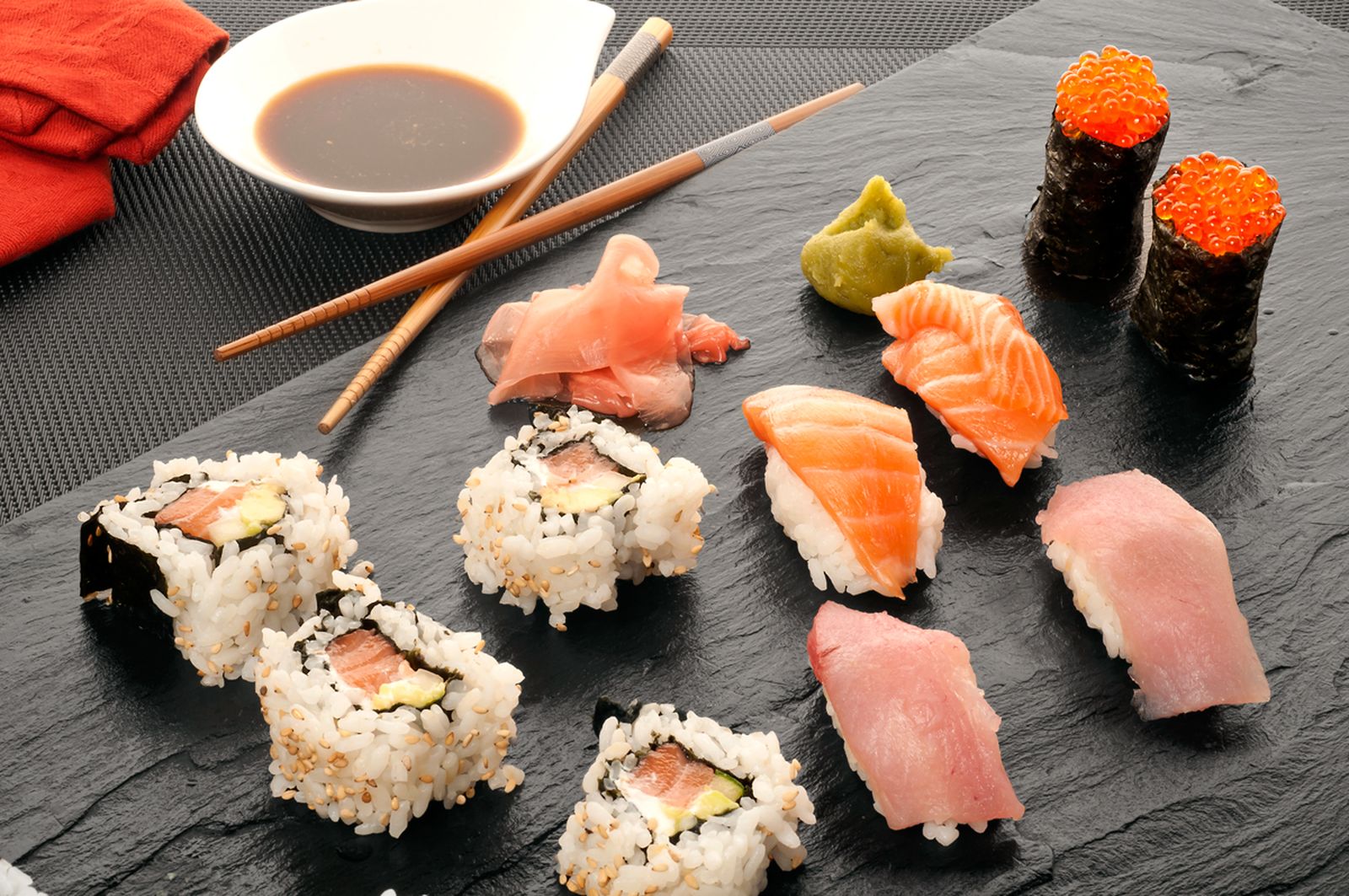 222 (1038) Arroz para sushi y sushi