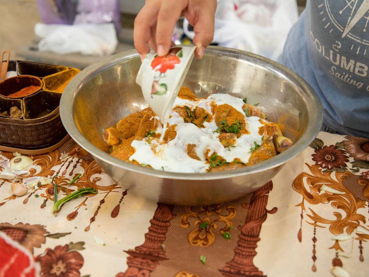 El marinado de pollo con yogur es perfecto para rebozar y freír.