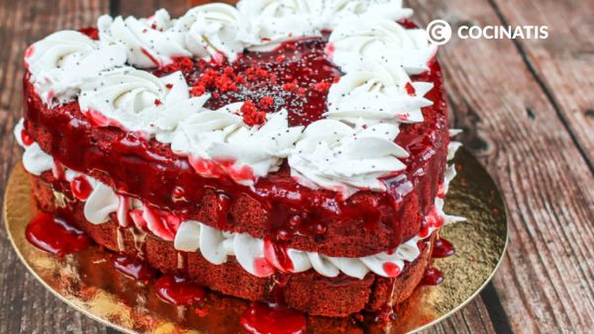 receta tarta red velvet para san valentin paso 6