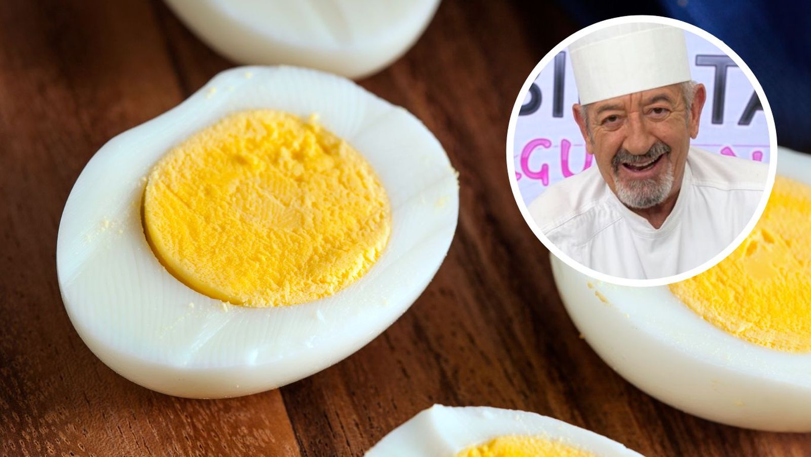 El truco de Karlos Arguiñano para que la yema de los huevos duros quede siempre en el centro
