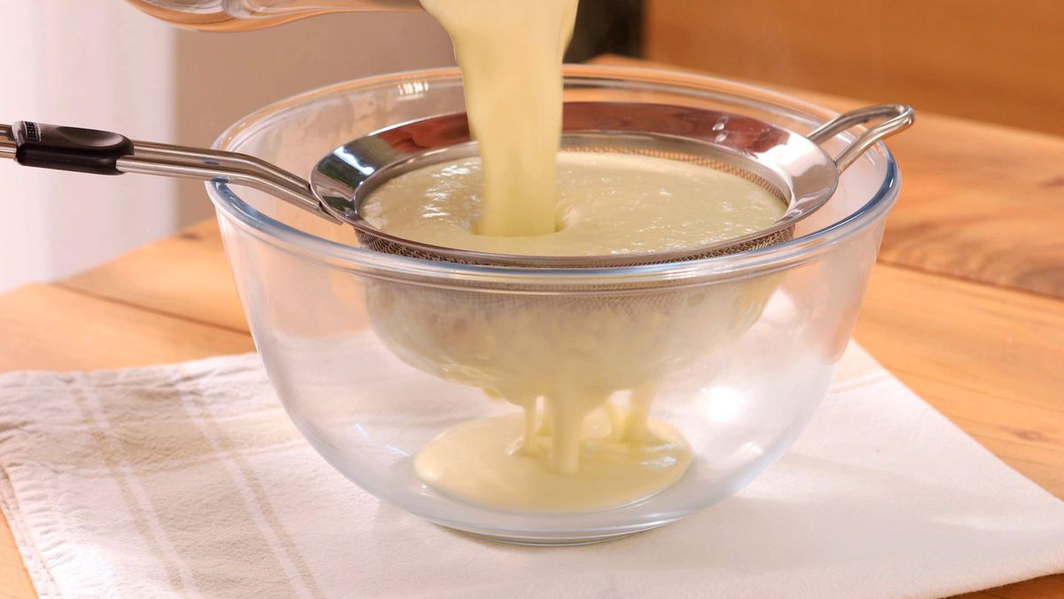 Vichyssoise, crema de puerros fría   Paso 4