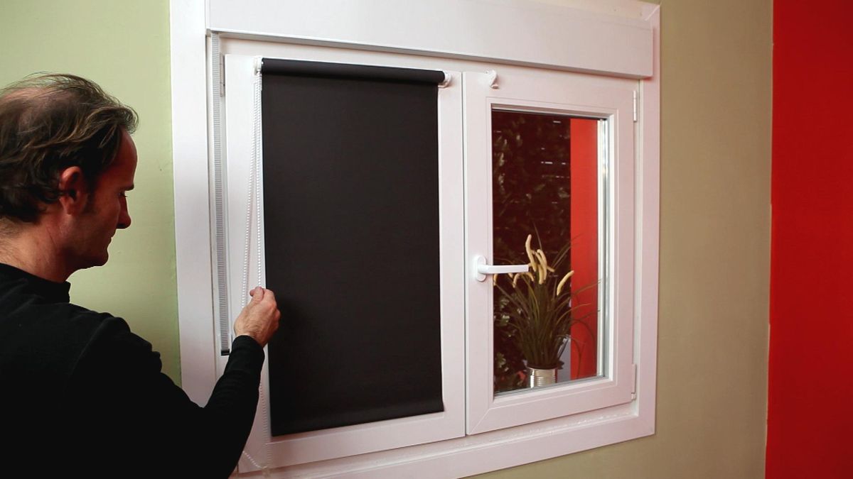 Estor para ventanas abatibles paso 6
