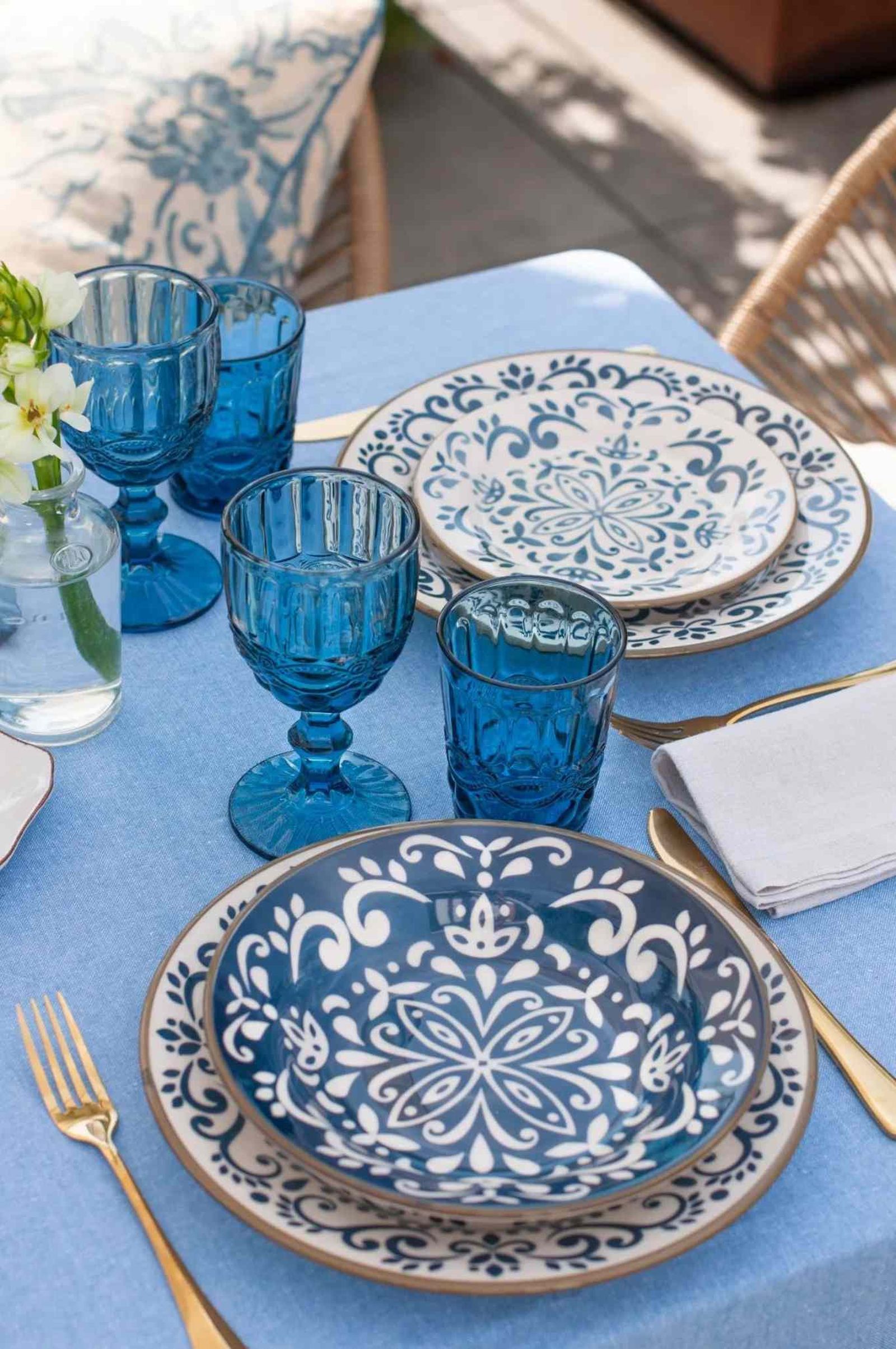 Menaje de verano de estilo mediterraneo Tognana Home.