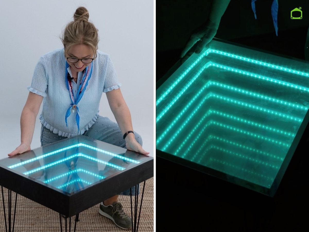 Conecta la tira LED y enciéndela