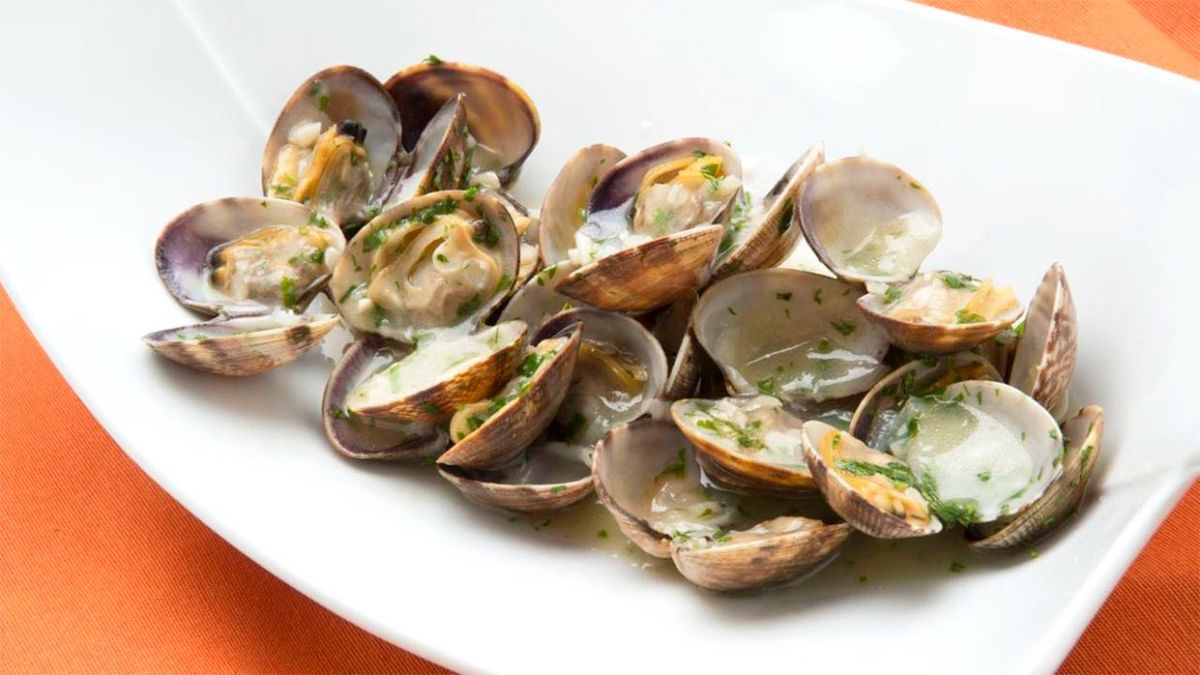 Receta de almejas a la marinera