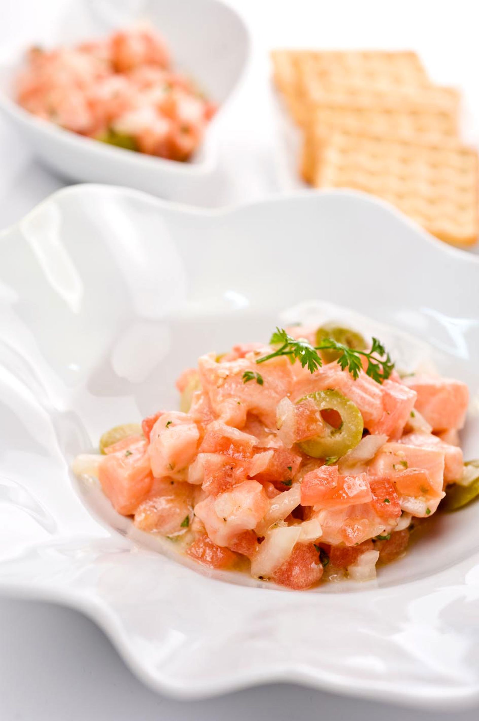 Tartar de salmón