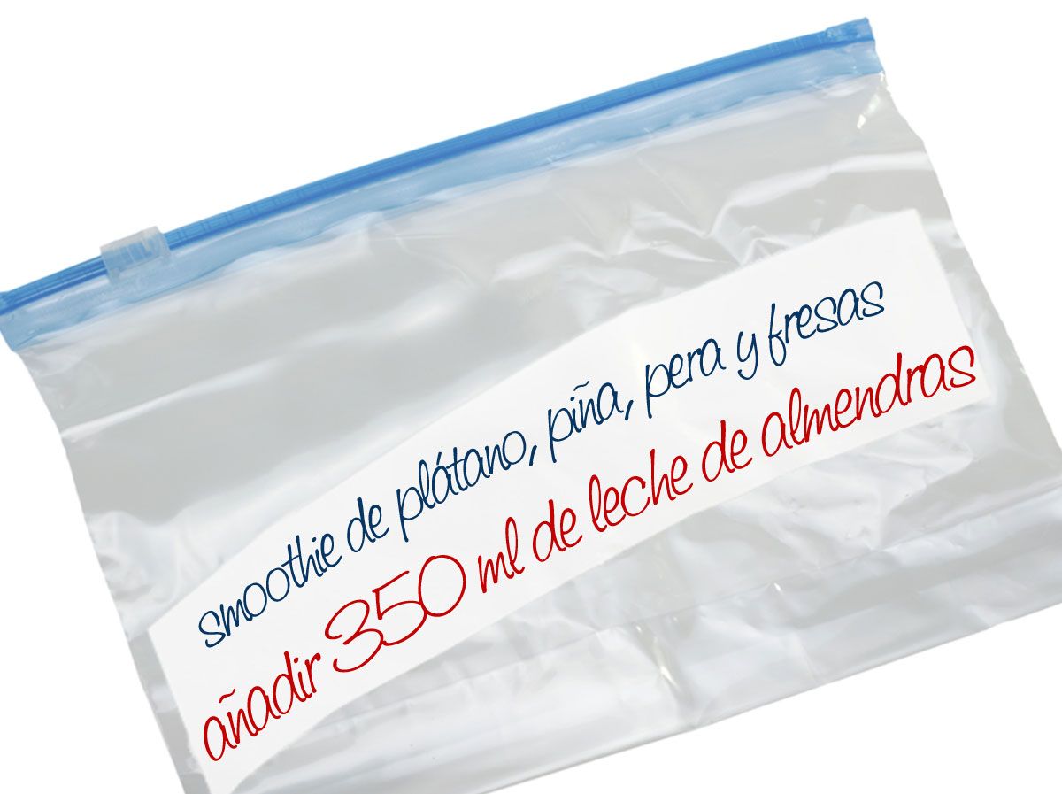 bolsa smoothies congelar xl
