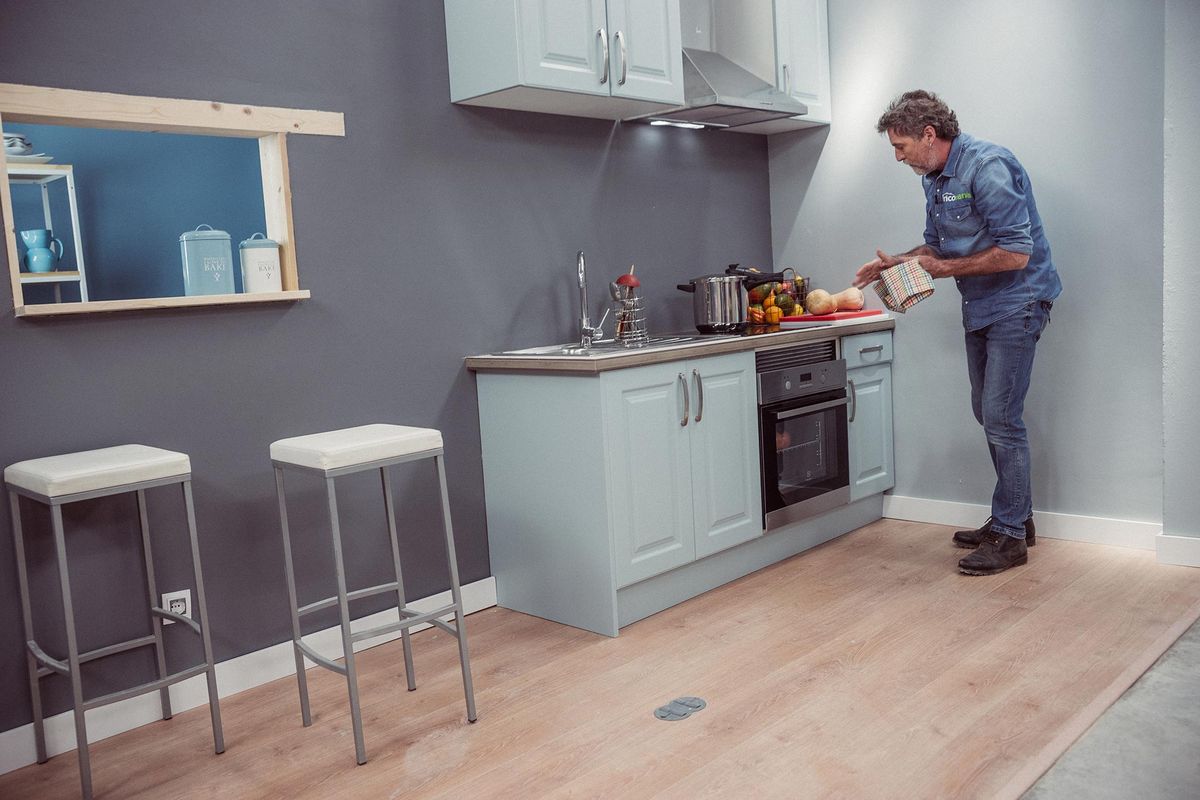 Instalar módulos de cocina en kit paso 11