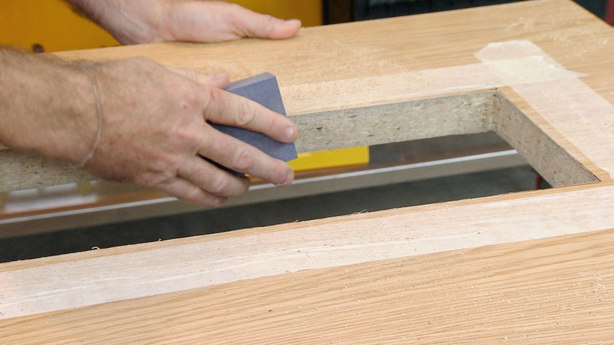 Crear una ventana en una puerta paso 4