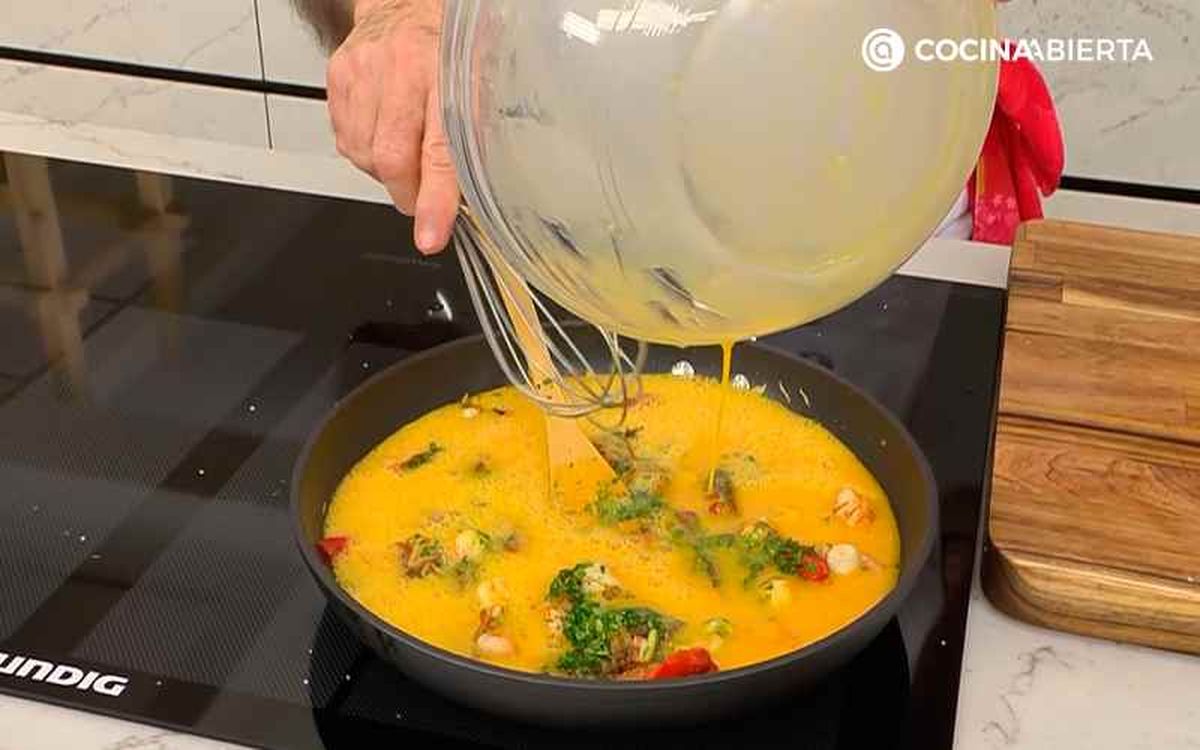 Cocina los huevos revueltos