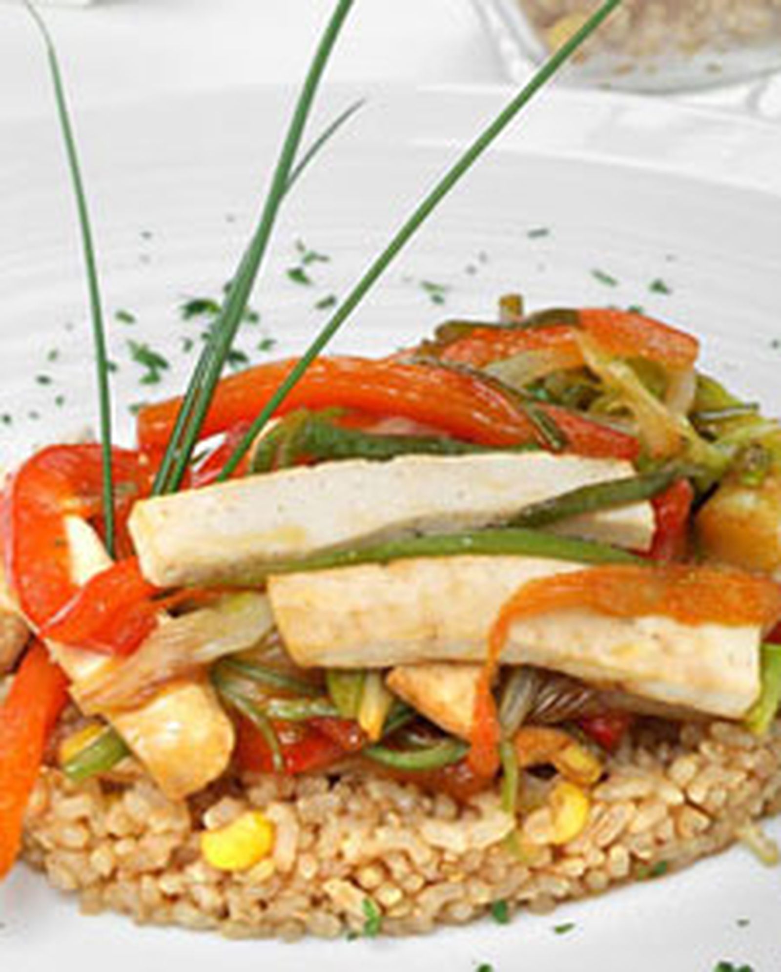 0017 arroz integral con tofu y verduras l 0017 arroz integral con tofu y verduras l
