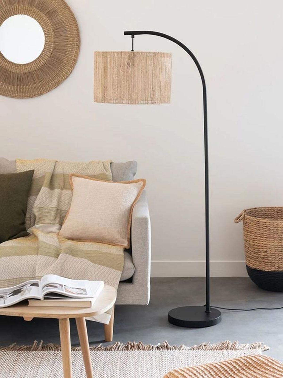 Lámparas de fibras naturales que triunfan en los espacios interiores y exteriores 8