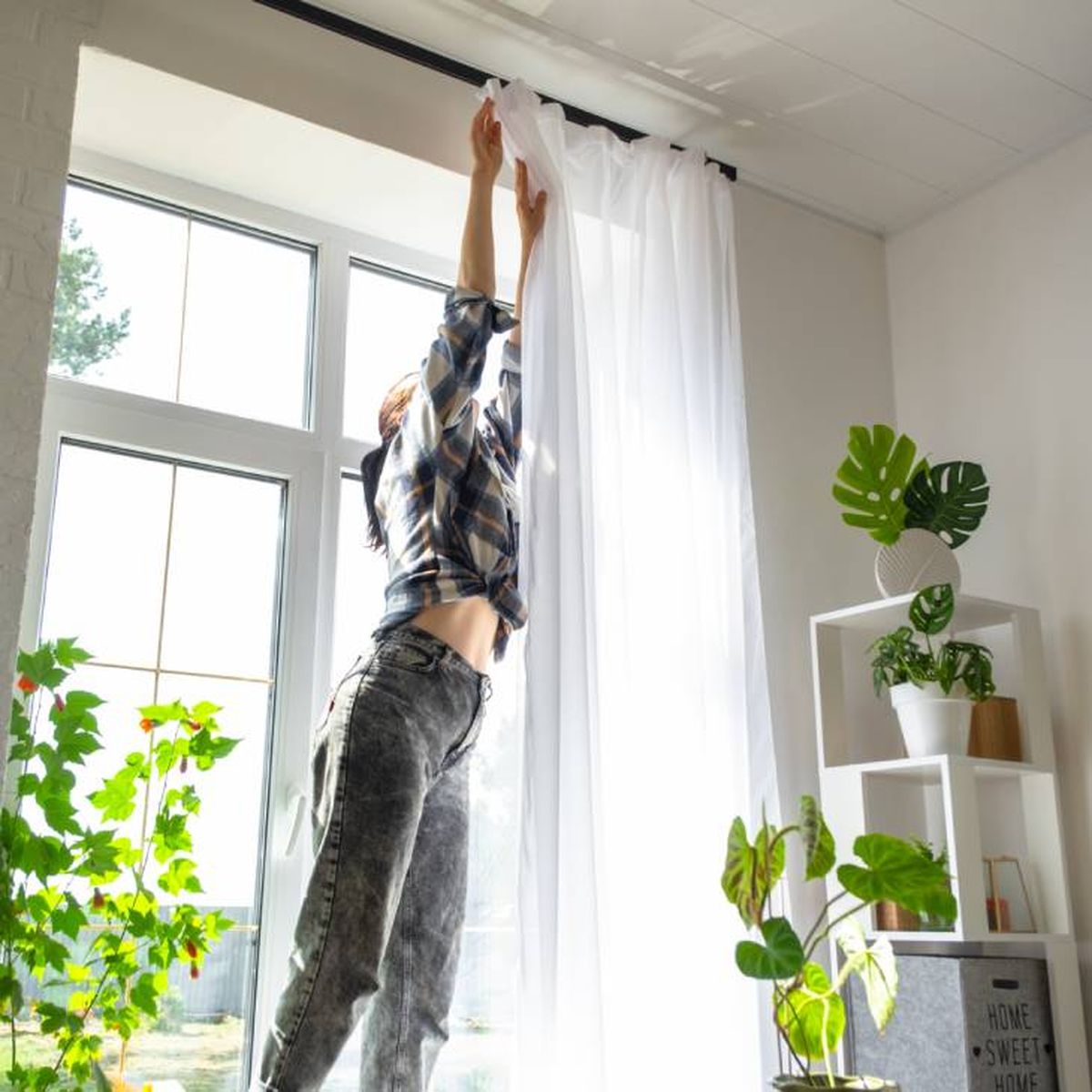 como quitar amarillo de las cortinas