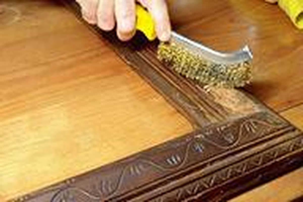 Restaurar el marco de un cuadro paso 1