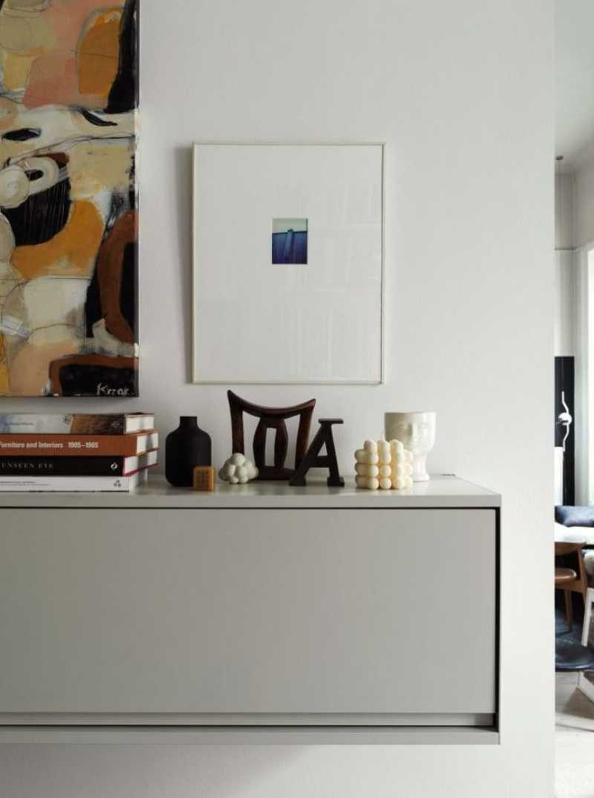 Foto enmarcada en un paspartú gigante.