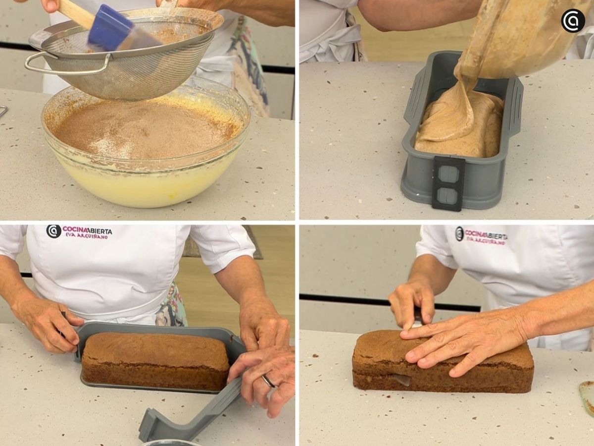 Prepara un bizcocho de chocolate casero