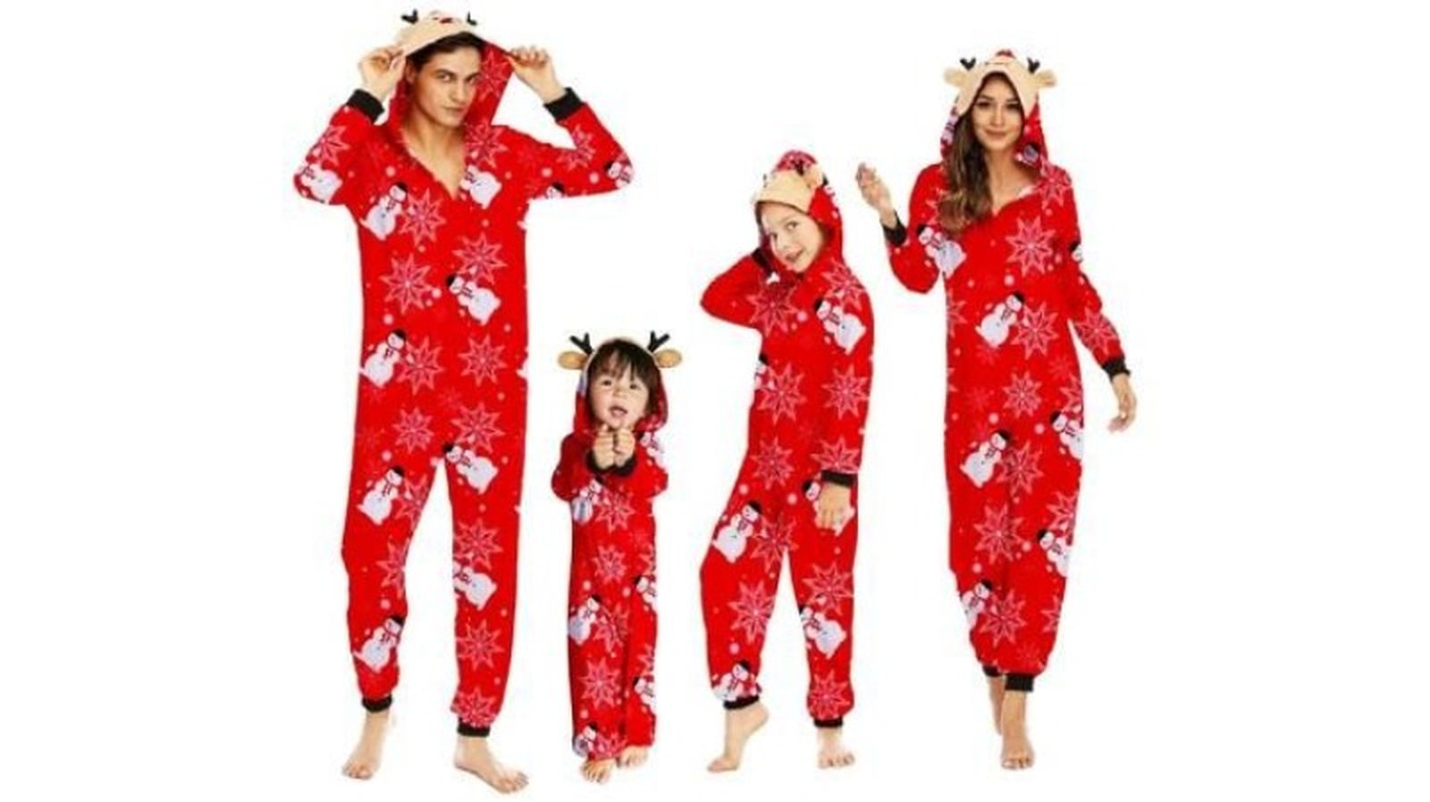 El rojo es uno de los colores más demandados para los pijamas de Navidad El rojo es uno de los colores más demandados para los pijamas de Navidad