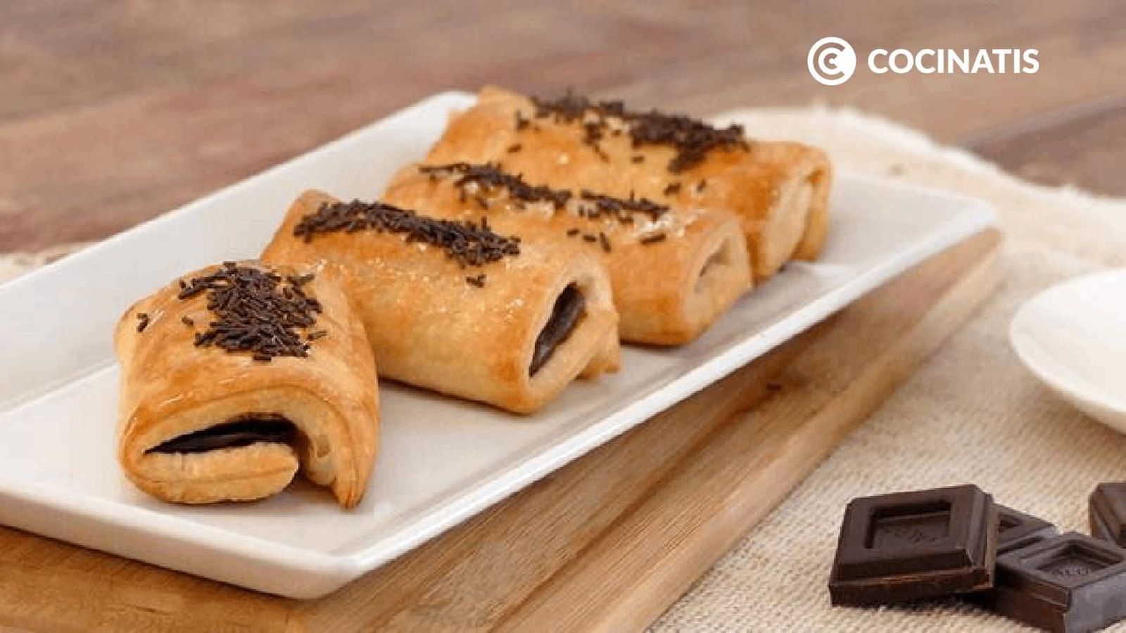 Napolitanas de chocolate