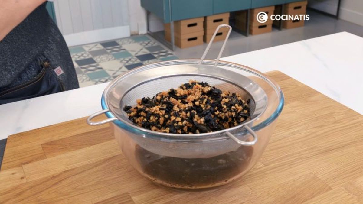 Mezcla de setas, soja texturizada y salsa de soja