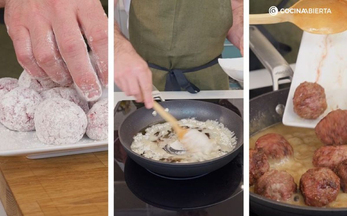 Las albóndigas que Joseba Arguiñano cocina para su familia - pasos