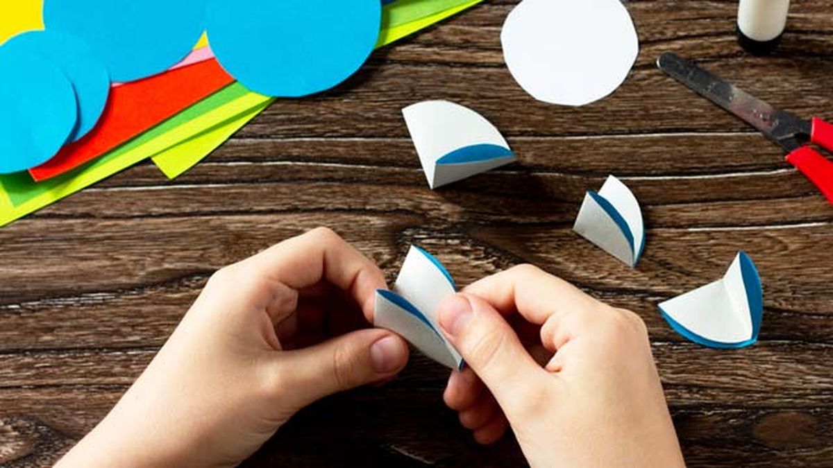 manualidades primavera mariposa papel 1