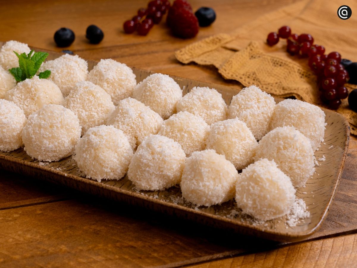 Leche de coco - trufas de coco - paso 3