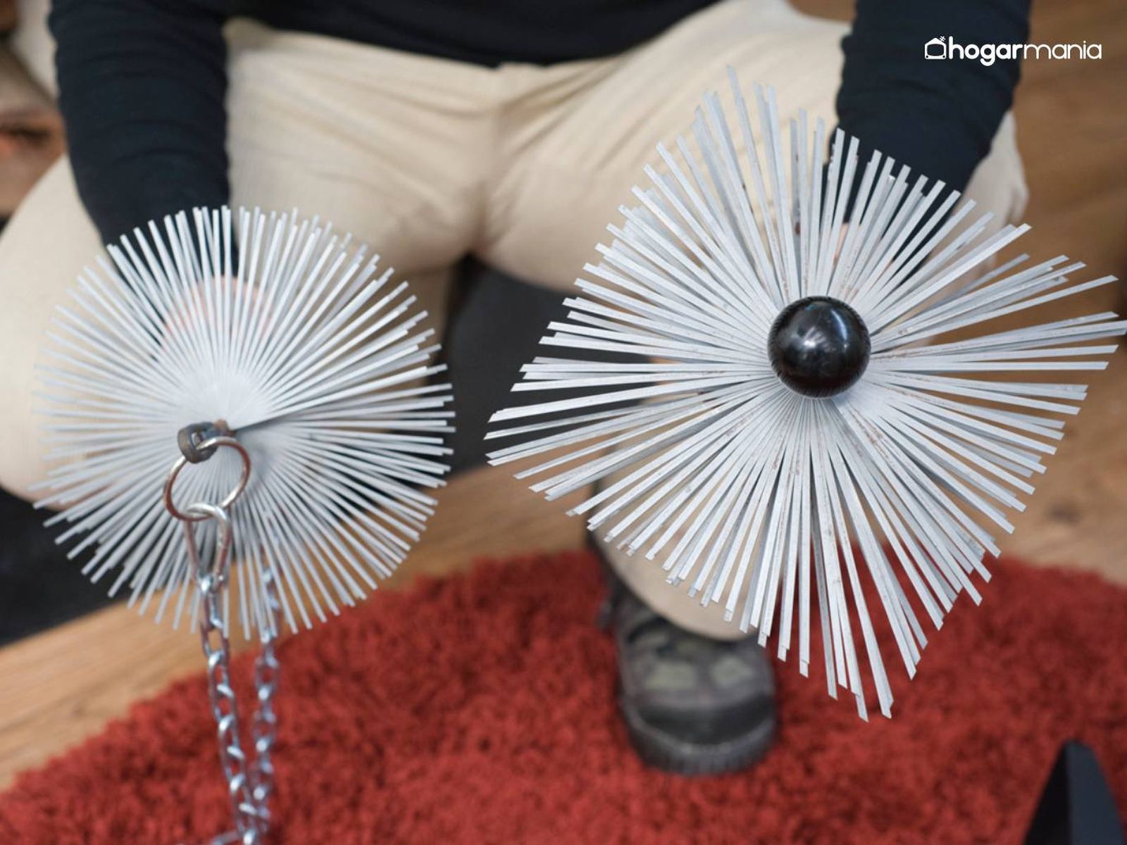 Cepillos especiales para chimeneas