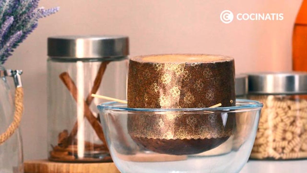 Receta de panettone de chocolate, postre italiano de Navidad  paso 6