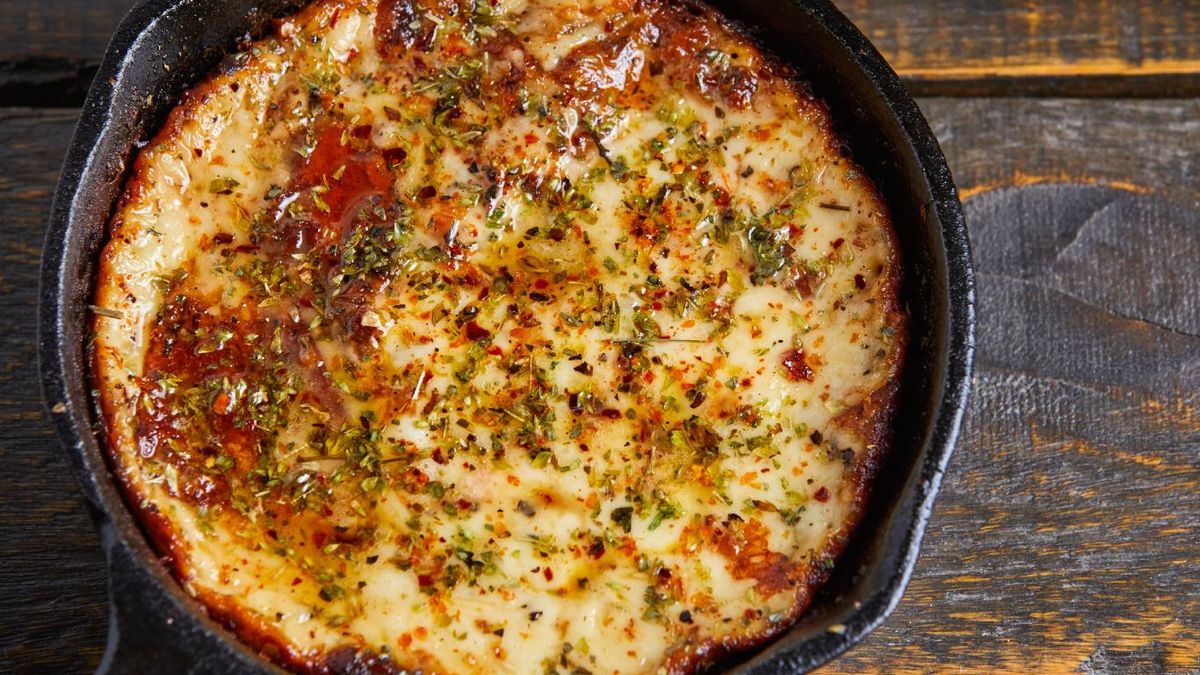 Queso provolone a la parrilla