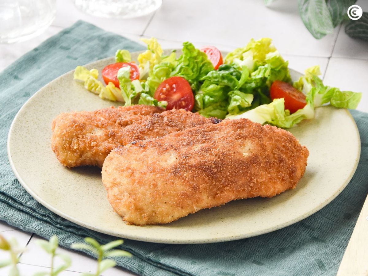 Receta de filetes de pollo empanados