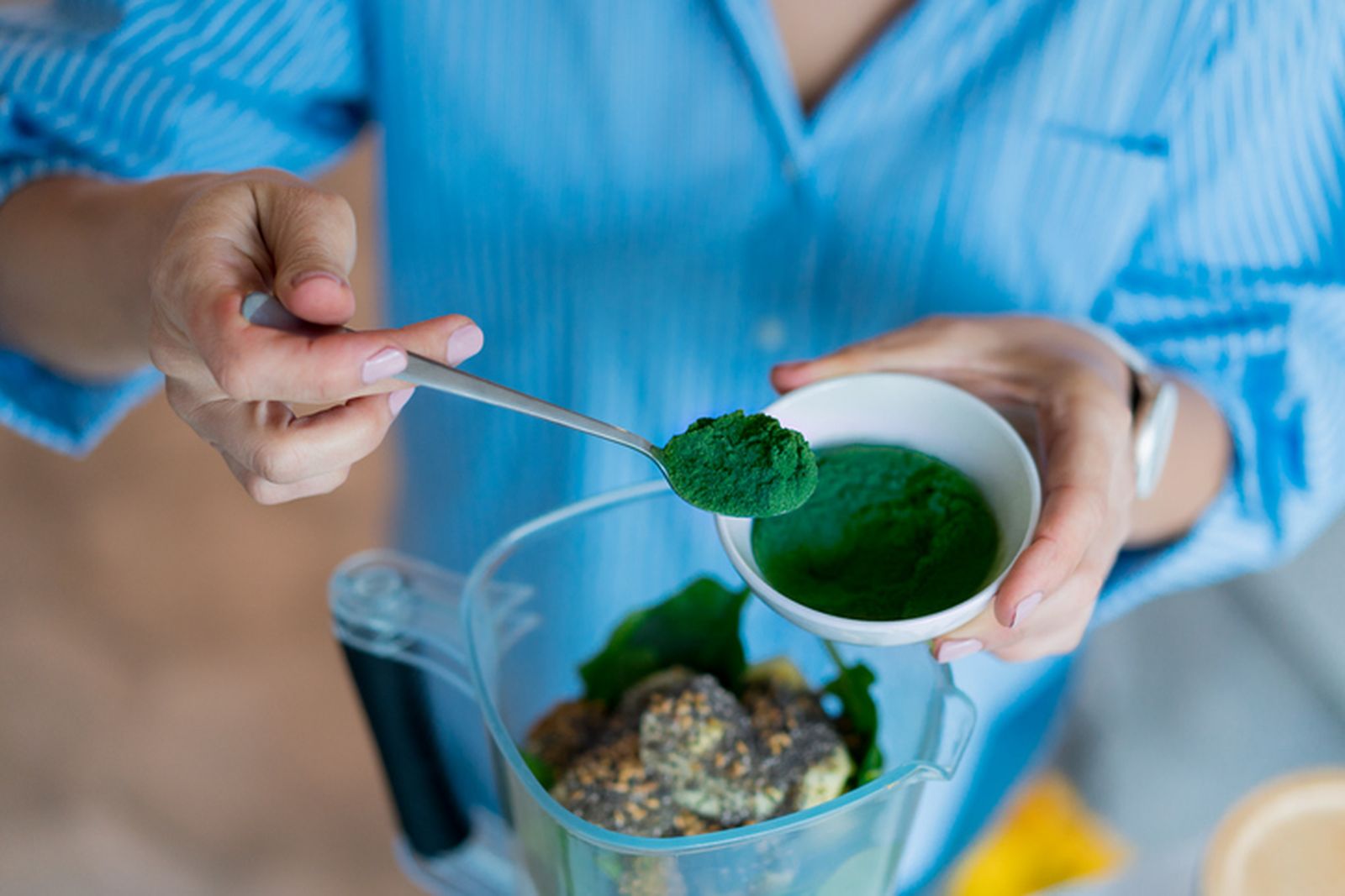 batidora espirulina