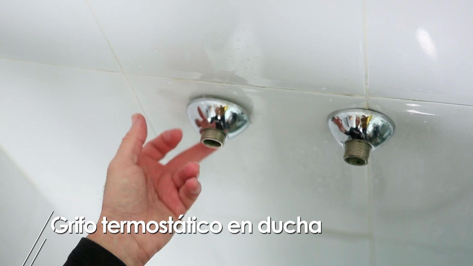 Cómo instalar un grifo termostático en la ducha paso 3 Cómo instalar un grifo termostático en la ducha paso 3