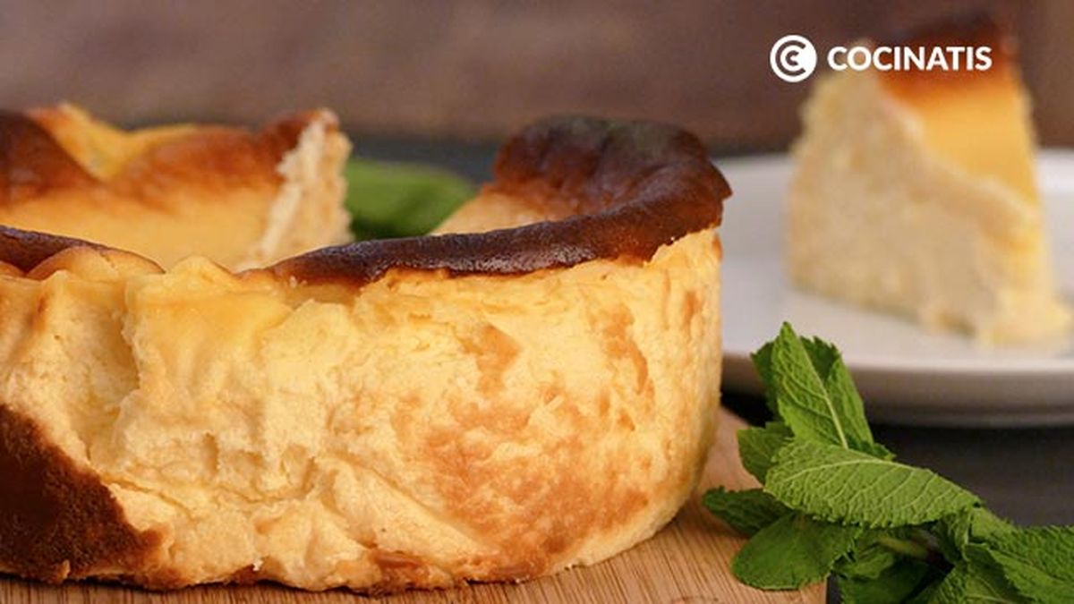 Receta de tarta de queso vasca La Viña   paso 7